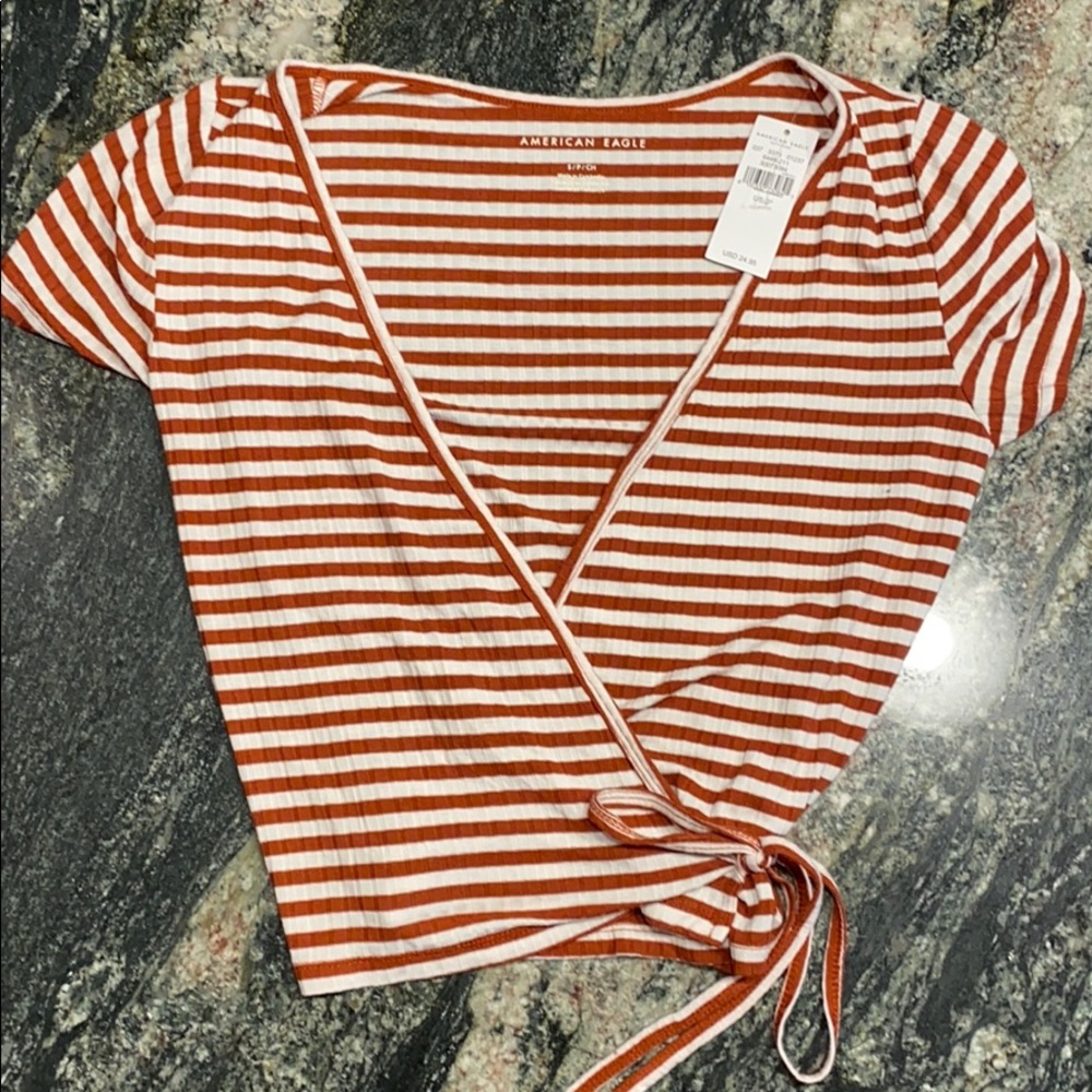 Brand New American Eagle Criss Cross Crop Top